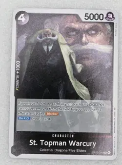 One Piece TCG 4x OP13-089 St. Topman Warcury (playset) English - Image 2