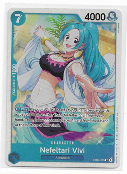ONE PIECE THE AZURE SEA'S SEVEN NEFELTARI VIVI EB04-025 FOIL (NEVER PLAYED) - Image 1