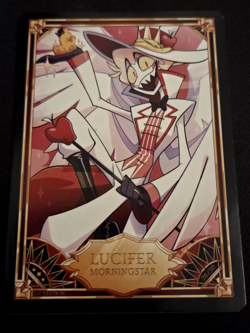 Hazbin Hotel Season 1 1st Edition Card - Lucifer Morningstar 26/50 - Non Foil - Image 1