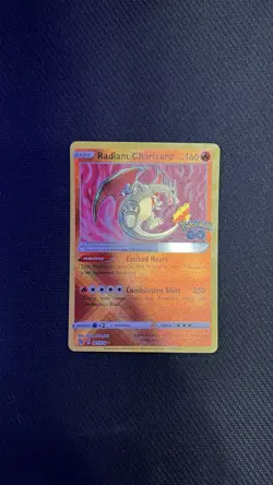 Pokemon TCG Radiant Charizard 11/78 Sword & Shield Holo Rare Card NM Condition - Image 3
