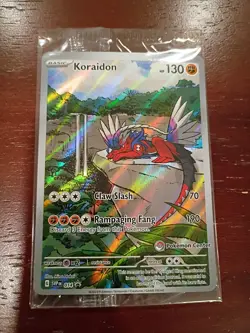 Pokemon Koraidon TCG Promo SVP014 Holo Card Sealed Black Star NM - Image 1