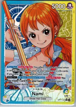 Nami (Alt Art) OP11-041 English A Fist of Divine Speed - One Piece Card - NM - Image 1