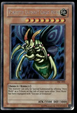 Perfectly Ultimate Great Moth (The Sacred Cards) Secret Rare Yu-Gi-Oh! Video Gam - Image 1