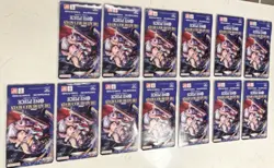 13 X One Piece Azure Sea's Seven Sleeved English Booster Packs 12 Cards - Image 2
