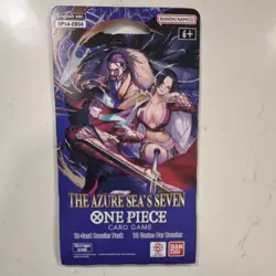 13 X One Piece Azure Sea's Seven Sleeved English Booster Packs 12 Cards - Image 3