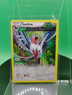 Swellow 72/108 XY Roaring Skies Full Art Holo Rare 2015 English Pokemon Card TCG - Image 1