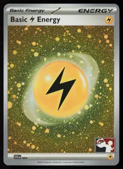 Pokemon Basic Lightning Energy - (Cosmos Holo) 004 Prize Pack Series Cards - NM - Image 1