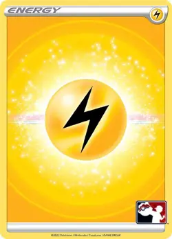Pokemon Lightning Energy Prize Pack Series 2 Card Non-Holo Pack Fresh - NM - Image 1