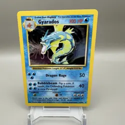 Gyarados 6/102 Holo Rare 1999 Base Set Pokemon Card WotC NM - LP - Image 1