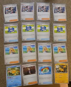 Pokemon TCG 16 Card Lot - Hilda, Lillie's Determination, Pokegear 3.0, Poke Pad - Image 1
