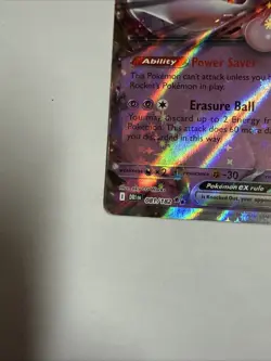 Team Rocket's Mewtwo ex 081/182 Destined Rivals Ultra Rare Holo Pokemon Card NM - Image 5