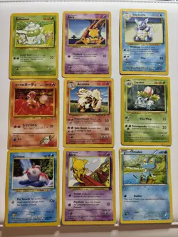 Vintage Pokemon Card Lot Of 63 Damaged/HP Cards Base Set Fossil Jungle WotC - Image 2