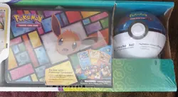 Pokemon Three Pack Treasure Chest 2 Poke Ball Tins Trading Cards Game New in Box - Image 3