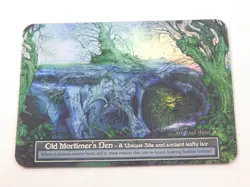 Old Mortimer's Den Foil Unique Sorcery Gothic TCG Trading Card - Image 1