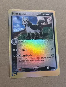 Pokemon Card - Mightyena Ruby and Sapphire 42/109 Reverse Holo - Image 2