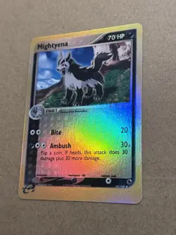Pokemon Card - Mightyena Ruby and Sapphire 42/109 Reverse Holo - Image 3