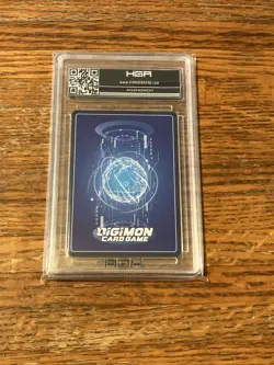 BlackWarGreymon BT2-112 SEC Parallel HGA Grade 9.5 Gem Mint Digimon Card Japan - Image 4