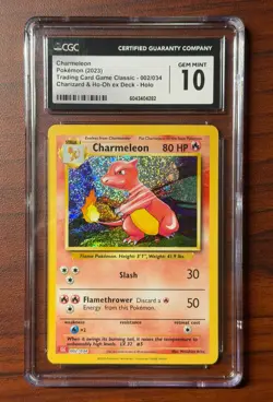 Pokemon Charmeleon Trading Card Game Classic 002/034 Holo 2023 English CGC 10 - Image 1