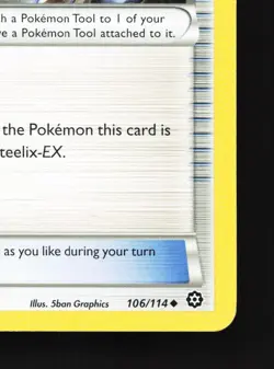 Steelix Spirit Link 106/114 Steam Siege LP Pokemon Card TCG - Image 3