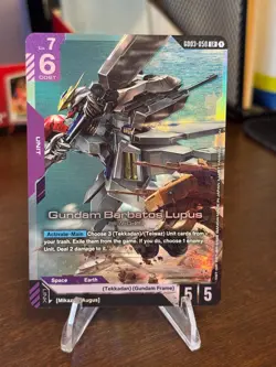 Gundam Barbatos Lupus - GD03-050 LR Gundam Card Game TCG Steel Requiem - Image 1