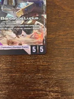 Gundam Barbatos Lupus - GD03-050 LR Gundam Card Game TCG Steel Requiem - Image 4