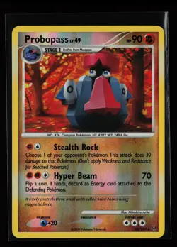 Probopass 60/127 Uncommon Reverse Holo Platinum Pokemon Card - Image 1