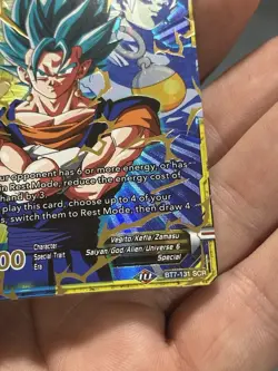 Dragon Ball Super Card Power of Potara - Vegito, Kefla & Zamasu SCR BT7-131 - Image 5
