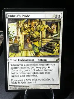 Militia's Pride *Lorwyn* MTG Magic the Gathering - Image 1