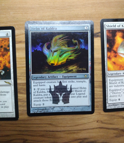 Mtg Magic the Gathering Sword - Shield - Helm (promo) Of Kaldra Set MP - Image 3