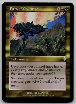 Fires of Yavimaya U Invasion 246 NM - Image 1