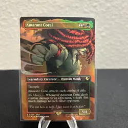 MTG Amarant Coral (Borderless) Commander: Final Fantasy Foil - Image 1