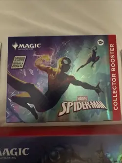 Magic the Gathering SPIDER-MAN, 4 Booster Packs, 1 Collector Booster 1 Scene Box - Image 3