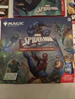 Magic the Gathering SPIDER-MAN, 4 Booster Packs, 1 Collector Booster 1 Scene Box - Image 4