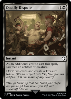 Deadly Dispute #184 | Near Mint | Fallout Magic MTG - Image 1