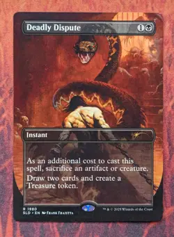 Deadly Dispute 1980 Near Mint Secret Lair Drop Magic MTG Frank Frazetta - Image 1
