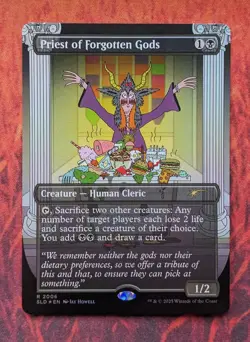 Priest of Forgotten Gods Rainbow FOIL 2006 NM Magic MTG Jay Howell - Image 1