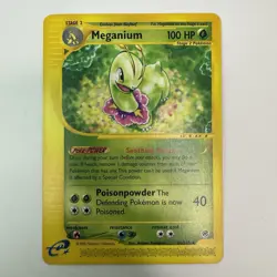 Meganium 54/165 Non Holo Expedition Base Set Pokemon Card Ereader Rare Vintage - Image 1