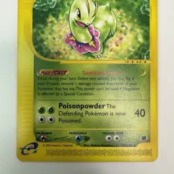 Meganium 54/165 Non Holo Expedition Base Set Pokemon Card Ereader Rare Vintage - Image 3