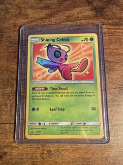 Pokemon TCG Shining Celebi SM79 SM Black Star Promo - NM-MT - Image 1
