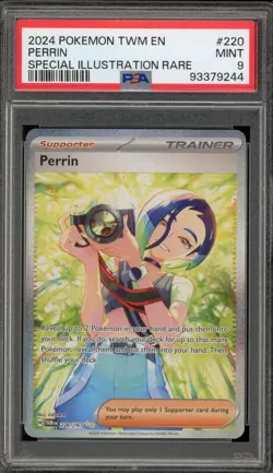 Pokemon Perrin Twilight Masquerade Special Illustration Rare #220 PSA 9 Mint - Image 1