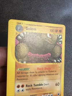 Pokemon TCG Golem – Expedition Base Set – 49/165 – Rare – Non-Holo – WOTC E-Read - Image 2