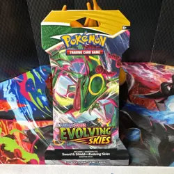 Pokemon TCG - Evolving Skies Sleeved Booster Pack - NEW/Sealed 2021 Unweighed - Image 1