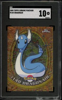Pokemon Topps Chrome Dragonair #148 SGC 10 Gem Mint - Image 1