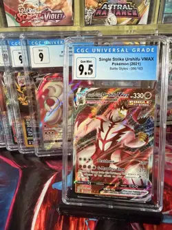 Pokemon CGC Slab Lot Of 9 | Secret Rare, Full Art, V + Vmax’s Sword & Shield Era - Image 4
