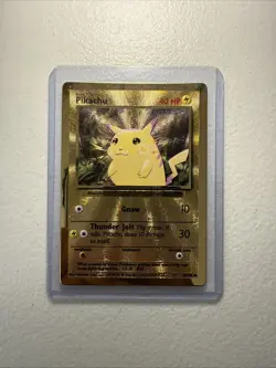 Pikachu Pokemon Celebrations 25th Anniversary Gold Metal - Image 2