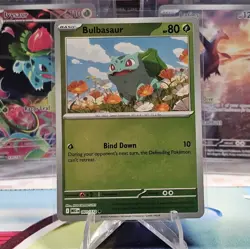 Bulbasaur 001/132 Reverse Holo ME01: Mega Evolution Pokemon TCG - NM/M - Image 1