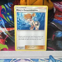 Misty's Determination 62/68 NM+ : Hidden Fates : Pokemon TCG 2019 - Image 1