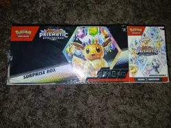 Pokemon Prismatic Evolutions Surprise Box And Booster Bundle Sealed - Image 1
