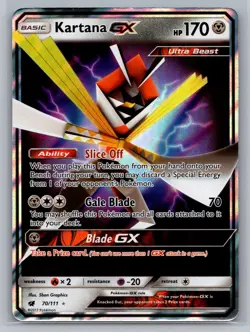Kartana GX 70/111 | Ultra Rare | Pokemon | NM | Crimson Invasion SM04 - Image 1