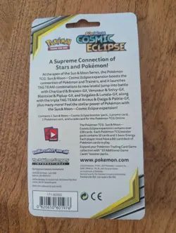 POKEMON PACK COSMIC ECLIPSE BLISTER PACK FACTORY SEALED TERRAKION SM223 PROMO - Image 2